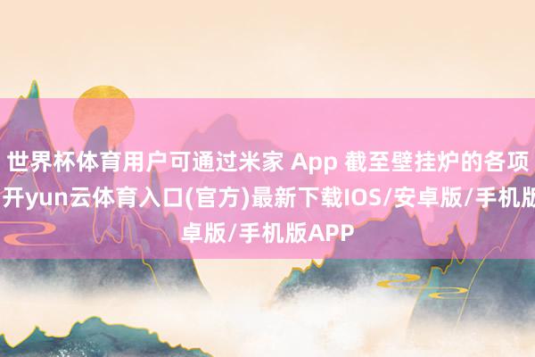 世界杯体育用户可通过米家 App 截至壁挂炉的各项树立-开yun云体育入口(官方)最新下载IOS/安卓版/手机版APP
